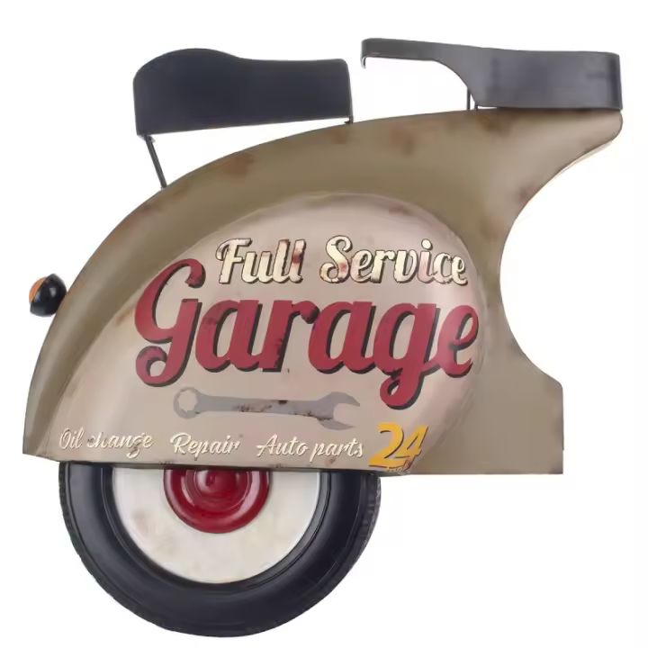 Signes Grimalt Signes Grimalt By Sigris - Placa Metal | Chapas Metalicas Vintage - Decoracion Pin Up - 77x14x71 cm 23179 - 1