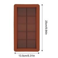 Molde De Chocolate En Barra De Silicona Para Hornear Y Pastelería De Grado Alimenticio Multipropósito Grande Para Cocina Y Repostería - details 8
