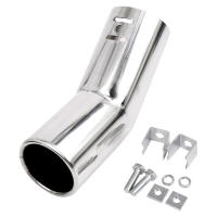 Pipas De Caucho De Estilo Coche 1Pcs Reemplazo Para Escape De Acero Inoxidable Con Tiras De Silenciador Para VW Golf 4 Bora Jetta - details 1