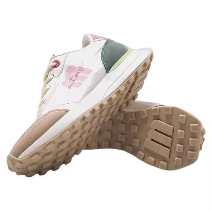 Calzado Lifestyle marca Mustang modelo 60779-C57267 para mujer en color nuily blanco / lotti verde - 1