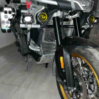 Protector De Radiador Para Motocicleta CFMOTO 800MT MT800 Cubierta Del Motor Con Alas De Protección Accesorios 2021-2023 Aleación De Aluminio - details 3