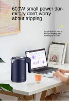 Mini Hervidor De Agua 0.6L Acero Inoxidable 304 Con Apagado Automático 600W Portátil Para Estudiantes En Dormitorio - details 8
