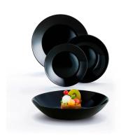 MAXHOME-Vajilla Zelie 18 Piezas Vidrio Negro - details 1