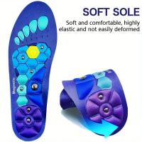 1/2Pair De Plantillas Terapéuticas Magnéticas Para Apoyo Arco Ortopédico Masaje Del Pie Y Acupuntura Insertos De Zapatilla Deportiva Material EVA - details 3