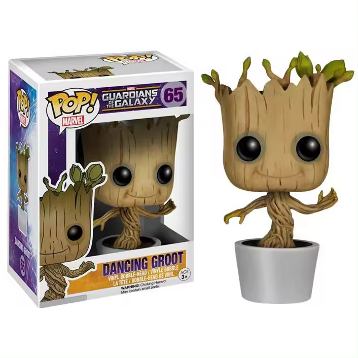Figura Pop Marvel Guardianes De La Galaxia Dancing Groot-Figura de Vinilo Coleccionable - Idea de Regalo- Mercancia Oficial - Juguetes para Niños y Adultos - Movies Fans - Muñeco para Coleccionistas y Exposición - 1