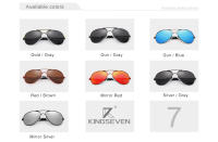 Gafas De Sol Polarizadas Para Hombre Y Mujer KINGSEVEN Marca De Gafas De Moda Con Lente De Aluminio Para Ciclismo - details 2