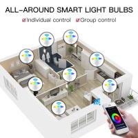 Bombilla LED Inteligente Tuya GU10 WIFI RGB CW Blanca 5W Dimmer Control Remoto Con App Smart Life Compatible Con Alexa Google Para El Hogar - details 4