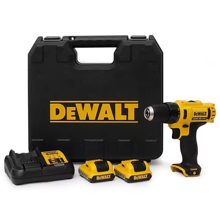 Atornillador dewalt 12v dcd710d2 2 baterias - 1