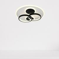 Lámpara de Techo Led, con Mando a Distancia, 3 Tipos de Luz, Intensidad Regulable, 126W, Negro/Blanco - details 0