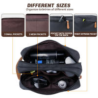 Bolsa De Viaje Para Hombres Con Manija Impermeable Para Artículos De Higiene Y Aseo Bolsa De Afeitado Para Viajes De Negocios Accesorios De Baño - details 4