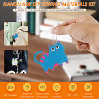 Kit De Costura Para Niños Divertido Y Educativo Iniciación Creativa Kit De Costura Portátil DIY De Lana Para Familia - details 2
