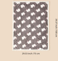 Manta Bebé De Flanela Gruesa Doble Capa Para Otoño Invierno Manta De Piel De Oveja Dobladable Para Cuna Y Carrito De Bebé - details 0