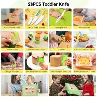 Cuperinox Set de Cuchillos Niños | Cuchillos Infantiles |  Método Montessori | Juego de 8 Piezas | Seguro y Divertido para Niños de +2 años | Incluye Tabla de Cortar, Pelador y Cuchillo de Madera | Cocina Creativa para Niños | Cuperinox Kids Collection - details 5