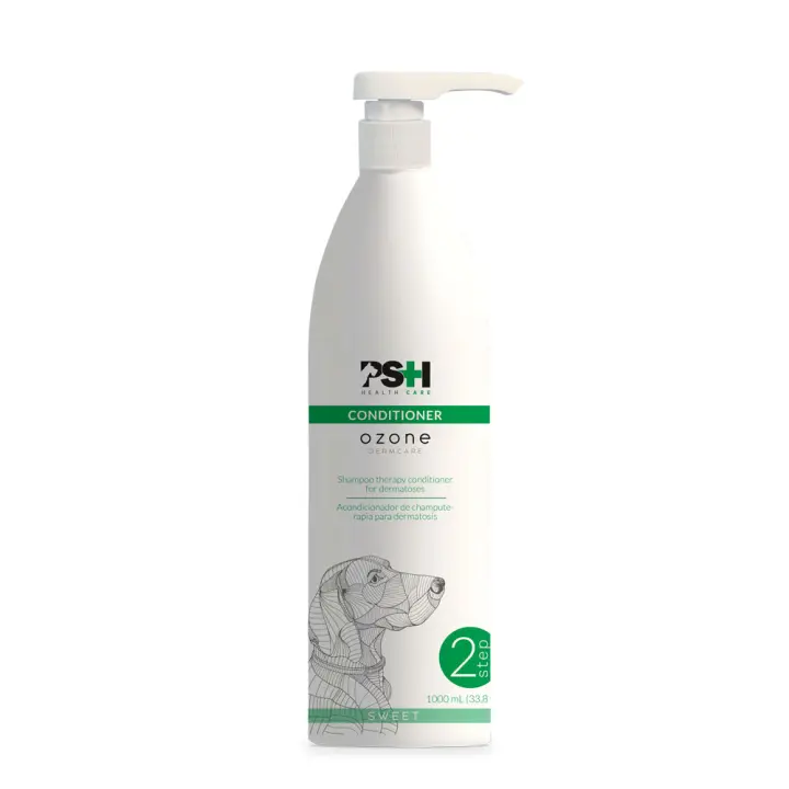 PSH, OZONE Acondicionar Sweet by Carlos Vich, elimina mal olor y caspa de la dermatosis, 1 Litro - 1