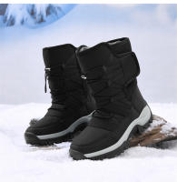 Botas De Tobillo Para Mujer Invierno Botas De Nieve Al Aire Libre Botas De Camuflaje Con Pluma Gruesa Botas De Senderismo Con Plataforma Botas De Tacón Bajo Material De Suela De Goma Talla Verdadera - details 10