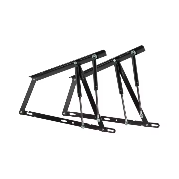 Juego de 2 Bisagras de Doble Pistón para Canapé 150 cm - Especial para Canapés con Colchón Pesado - Incluye 4 Amortiguadores, Tuercas y Arandelas - Cuens - 1