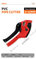 Cortador De Tubos PEX AIRAJ 42mm Herramienta De Corte De Tubos PEX PVC PPR Para Reparaciones De Plomería Uso Doméstico - details 1