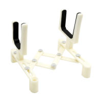 Soporte Plegable Para Violín Profesional Portátil Material ABS Accesorios Para Instrumentos Musicales De Cuerdas Tipo Soporte De Piso Negro/Blanco - details 3
