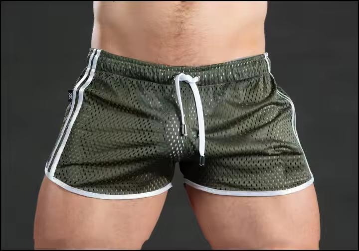 GITF Nuevos Shorts De Correr Para Hombre Deporte Quick Dry Grid Pantalones De Entrenamiento Para Tenis Y Fútbol Shorts De Playa after Swim - 1
