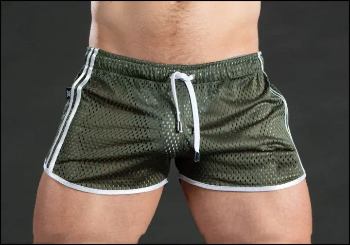 GITF Nuevos Shorts De Correr Para Hombre Deporte Quick Dry Grid Pantalones De Entrenamiento Para Tenis Y Fútbol Shorts De Playa after Swim - 1