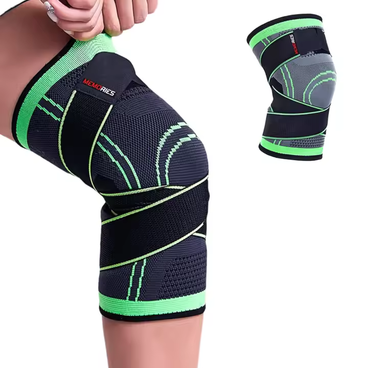 Memories, Rodillera Deportiva Compresión, Rotuliana, Elástica, Tubular, Antideslizante y Transpirable, Cómoda para Hombre y Mujer. - 1