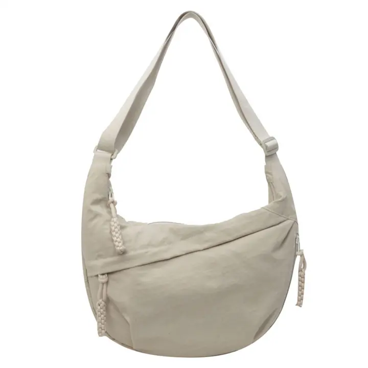 Bolso De Hombro Para Mujer 2025 Nueva Capacidad Alta Bolsa Cruzada De Nylon Versátil Bolso De Mano Casual Sin Decoración - 1