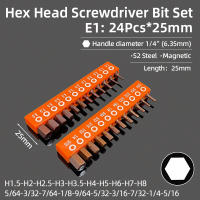 Juego De Puntas De Destornillador Allen Hexagonal S2 Acero Magnético Para Taladro Eléctrico Herramientas Manuales Tamaño 1/4 Pulgada - details 13