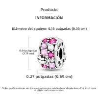 Encanto De Plata De 925 Para Pulsera Con Barco De Paseo Y Corazón Joyería Fina Para DIY Regalo Con Cuentas De Papel Y Rosas - details 191