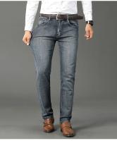 KUBRO Pantalones De Jeans Para Hombre Clásicos Rectos Negocios Azul Negro Elásticos Slim Fit Casual Trabajo Pantalones 29-40 - details 13