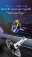 Lámpara De Aromaterapia Magnética Recargable Con Luz RGB Colorida Para Ventilador De Coche O Habitación Lámpara Ambiental De Noche Rechargeable Para Decoración De Coche Y Habitación - details 1
