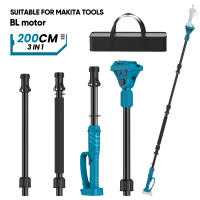 2M Poste de podadora telescópico, para motosierra Makita de 18V, poste de extensión de aleación de aluminio con mango ajustable y antideslizante de 5 ángulos - details 10