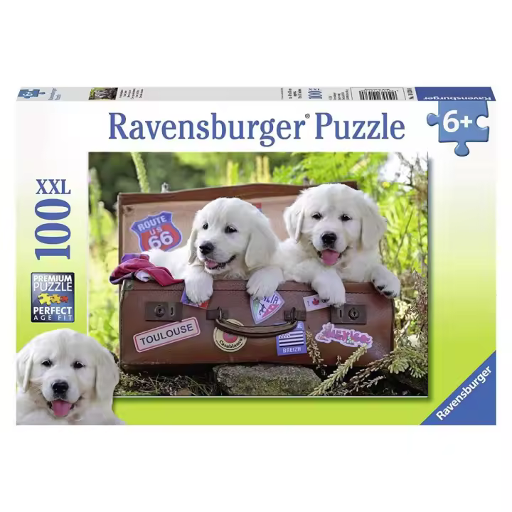 Ravensburger - Merecido descanso. Puzzle 100 piezas XXL - 1