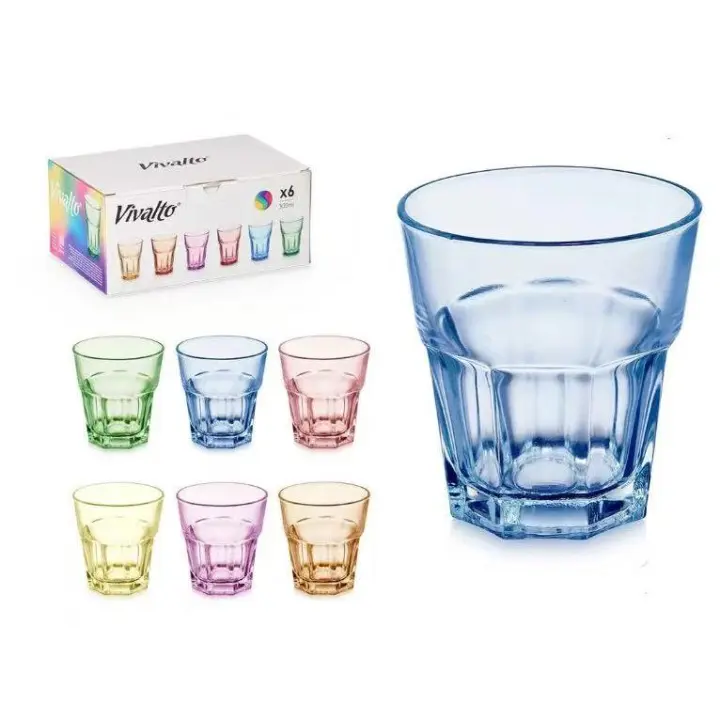 LD Morphling-Vaso de vidrio 300ml surtido 6 colores - 1
