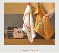Toalla De Mano Colgante Nórdica Para Cocina Y Baño Absorbente De Velours Coral Bordada Material De Poliéster 100% - details 5