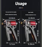 Ajustable Ejercitador De Mano De Acero Con Resorte Para Fortalecimiento De Agarre Y Expansor De Dedos 5-175Kg Entrenador De Muñeca Brazo Y Antebrazo Para Hombres Y Mujeres - details 8