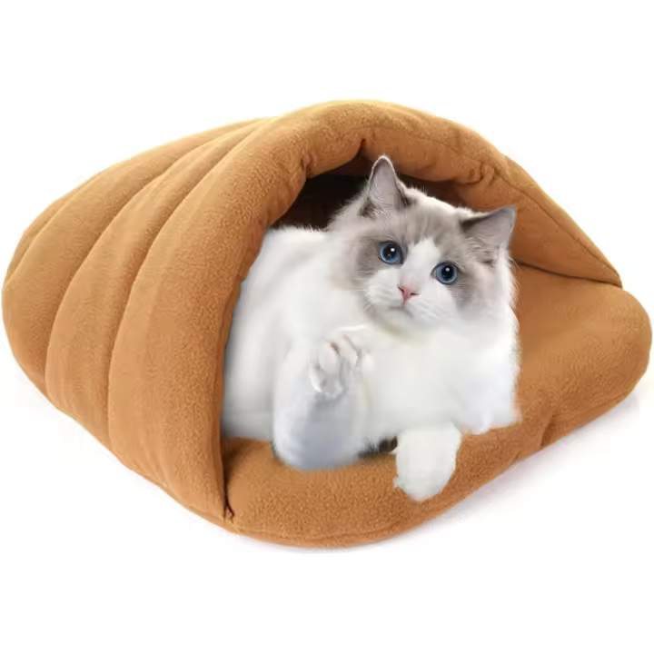 Cama para Gatos Casa de Mascotas Cómode Gatito Perro Cama Caliente Mascota Dormir Cueva - 1