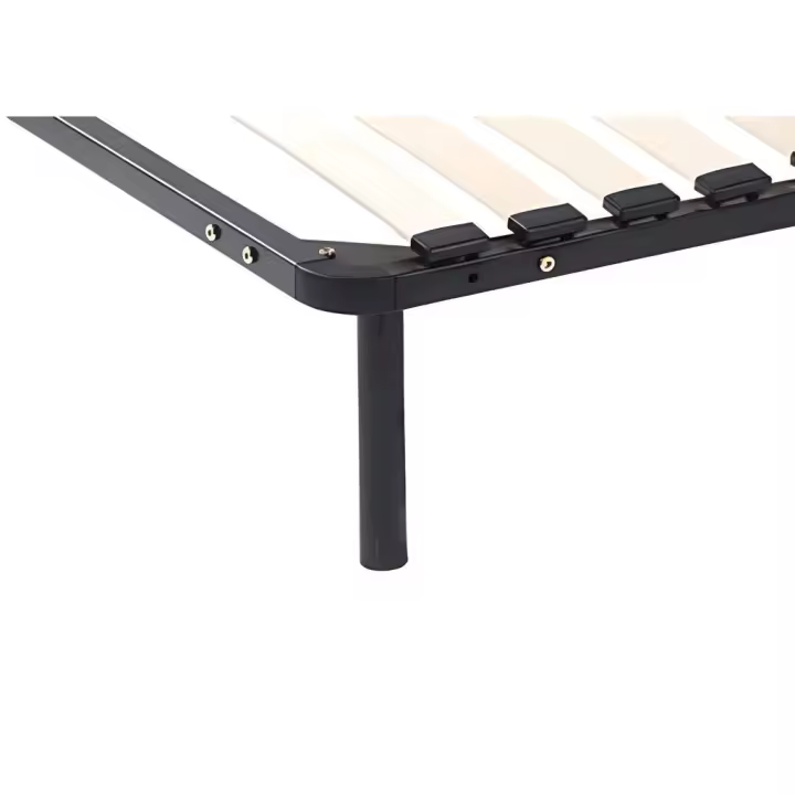 Vente-unique - Lotee de 4 pies para somier de láminas - Negros - 1