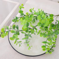 Planta Artificial De Eucalipto 70cm Hojas Verdes Ramas Largas Para Decoración De Hogar Jardín Bodas Flores Bouquet Centro De Mesa - details 5