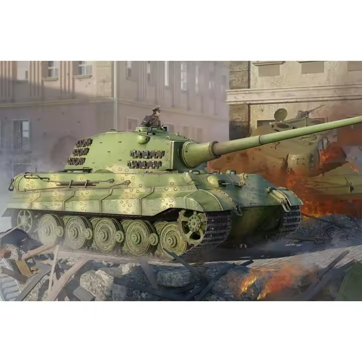 HOBBY BOSS 84559 PZ.KPFW.VI SD.KFZ.182 TIGRE II HENSCHEL 105MM 1/35 KIT DE - 1