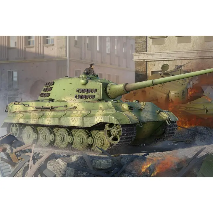 HOBBY BOSS 84559 PZ.KPFW.VI SD.KFZ.182 TIGRE II HENSCHEL 105MM 1/35 KIT DE - 1