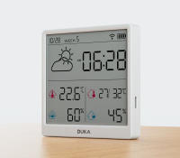 DUKA TH3 Sensor De Temperatura Y Humedad Electrónico Wifi Estación Meteorológica Inteligente Con Termómetro Y Higrómetro Para El Hogar - details 11