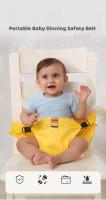 Silla De Comer Portátil Para Bebé Con Cinturón De Seguridad Plegable Y Antideslizante Asiento Alta Silla De Comida Para Niños Reutilizable Y Lavable - details 0