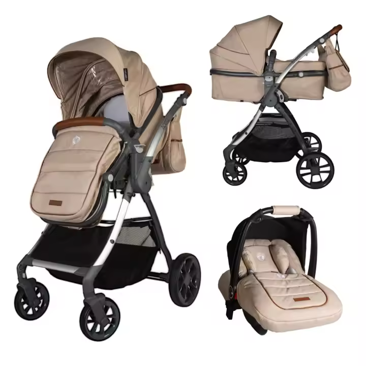 Carrinho de bebé 3 em 1 Acero Beige - 1