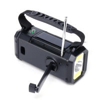Radio De Emergencia Portátil Con Solar AM/FM Radio De Clima SOS Alarme Luz LED Impermeable Para Camping Al Aire Libre - details 17