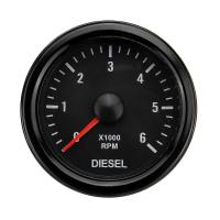 52mm 0-6000 RPM (On Dash) White Electrical Tachometer Gauge For Diesel Motor Engine Electrical Tachometer Gauge Car Accessories - details 3