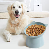 Tazón De Alimentos Para Gato Elevado Antideslizante Anti-Vómito Para Gatos Planos Tazón Inclinado De Alimento Y Agua Para Mascotas - details 11