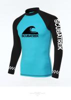 Camiseta De Natación Para Hombres Con Protección UV Ropa De Playa Guardia Contra Picaduras Manga Larga Deportes Acuáticos Camiseta De Surf - details 12
