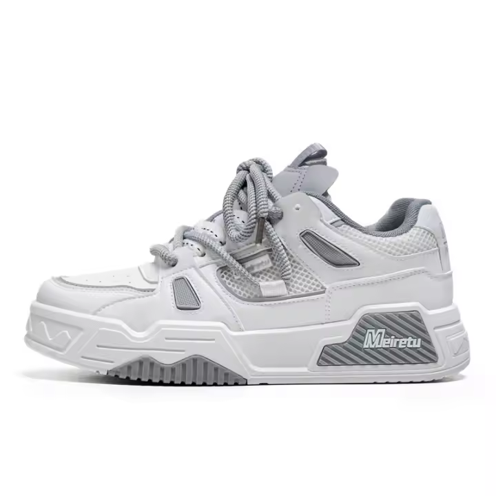 Zapatos De Hombre Casual Zapatillas Deportivas Verano Plataforma Moda Lujo Skate Tenis Cuero Zapatos De Correr Al Aire Libre Talla Verdadera - 1