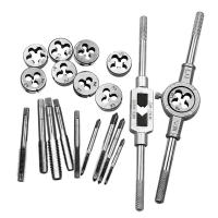 Juego De Herramientas De Tapped Y Die Métricas 6/8/12/20Pcs Tornillo Y Rosca M3-M12 Reamador De Taper Recto Para Metalworking - details 2