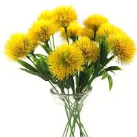 5/10Pcs Flores Artificiales De Diente De León Para Decoración De Hogar Y Jardín Bouquet De Flores Sintéticas Para Bodas Y Fiestas - details 7